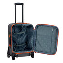 Rockland Pasadena Expandable Spinner Carry-on 19" - CHARCOAL - Brand New
