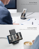 ANKER - POWERWAVE 10W CHARGING STAND WITH ADAPTER FOR QI DEVICES B2524 - BLACK - Like New