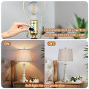 GoBright Set of 2 Farmhouse Table Lamps, 27.5'' Tall Rustic Bedside Lamps - Like New