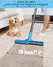 FAYTTYE CARPET RAKE FOR PET HAIR REMOVAL (57" EXTRA LARGE) - BLUE - Like New