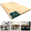 Bme Hevea Solid Wood Butcher Block Table Top Desk top - Scratch & Dent