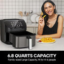 RAMJOY AIR FRYER 6.8 QUARTS 10-IN-1 FUNCTIONS RAF-650 - METAL GREY - Like New