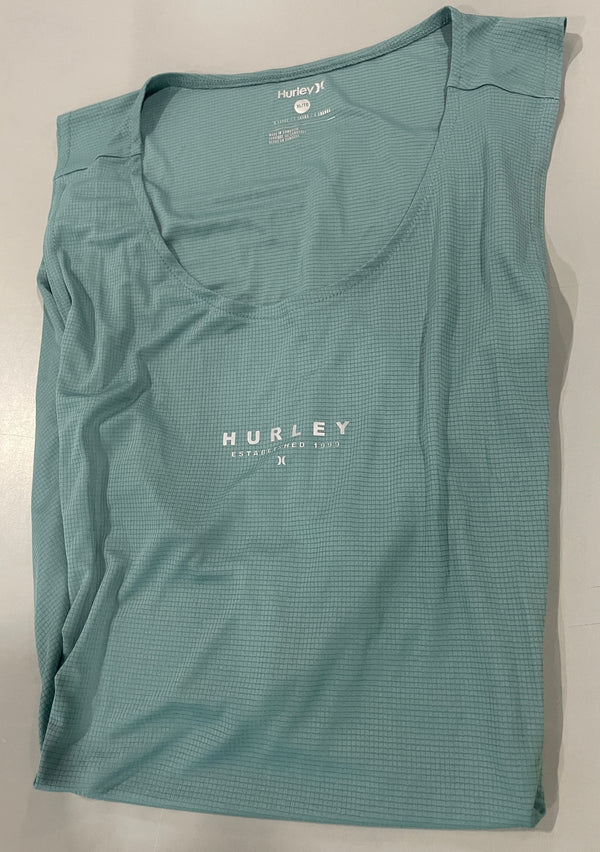 HURLEY MEN'S STRAY TEXTURE TANK TEE - SIZE: MEN XL - ARTILLERY - Brand New