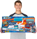 ZURU XSHOT Crusher - Shoots 90 FT/27M - Slam fire - 48 Ammo - Brand New