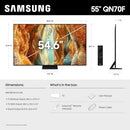 SAMSUNG 55-INCH CLASS NEO QLED QN70F 4K MINI LED NQ4 AI GEN2 - BLACK - Like New