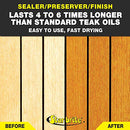 STAR BRITE Premium Teak Oil 16-Ounce - Brand New