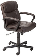 Amazon Basics Office Task Chair Adjustable Height 360° Swivel Faux Leather - Brand New