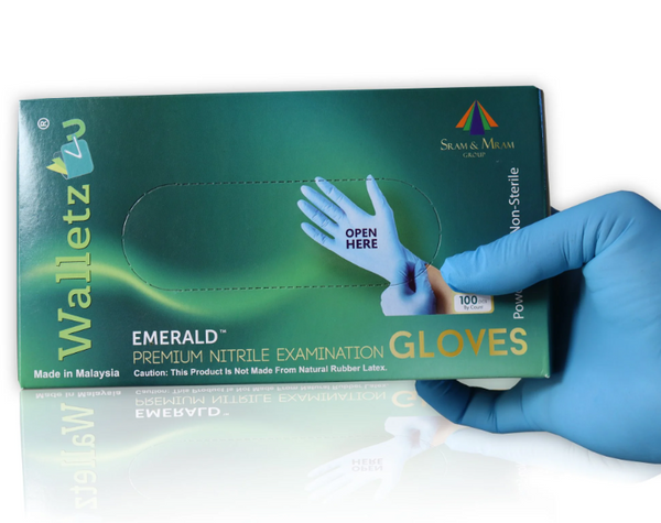 GENERIC NITRILE EXAMINATION POWDER FREE GLOVES SMALL 1000 COUNT - BLUE - Brand New