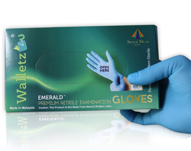 GENERIC NITRILE EXAMINATION POWDER FREE GLOVES SMALL 1000 COUNT - BLUE - Brand New