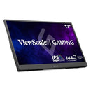 VIEWSONIC 17" FHD IPS PORTABLE GAMING MONITOR 144HZ AMD FREESYNC - BLACK - Like New