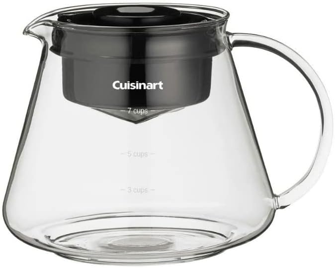 Cuisinart DCB-10P1 Cold Brew Coffeemaker 7-Cup Glass Carafe - Silver and Black Like New