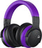 MOVSSOU E7 Active Noise Cancelling Headphones Wireless Over Ear - Purple Like New