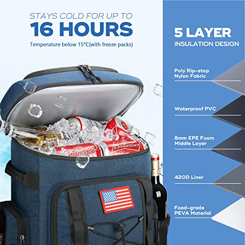 Maelstrom Cooler Backpack 50 Can Insulated Soft Backpack Portable Lightweight - Brand New