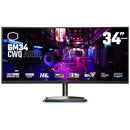 Cooler Master GM34-CWQA 34” Curved 144Hz VA QD Tech Ultra-WQHD 3440 x 1440 - Like New