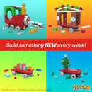 POKEMON MEGA POKEMON HOLIDAY TRAIN 373 PIECES HHP69 - MULTI COLOR - Like New