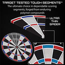 VIPER 787 ELECTRONIC DARTBOARD, ULTRA THIN SPIDER FREE Floating Segments - BLACK - Like New