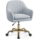 BESTERA VANITY CHAIR WITH WHEELS, P10J - GRAY - Like New