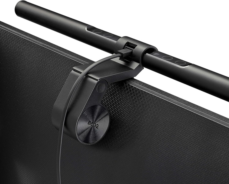 BenQ ScreenBar Monitor Light, LED Computer Monitor Lamp - Black - Like New