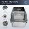 LEMPISH STAINLESS STEEL CAT LITTER BOX WITH TOP LID LARGE XL METAL - GRAY - Like New