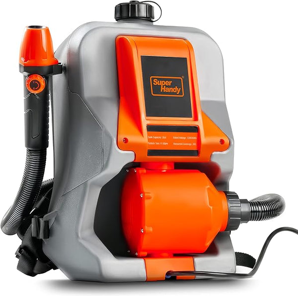 SuperHandy PRO ULV Fogger Backpack Mist Sprayer 2.6GAL 1-15GPH - Scratch & Dent