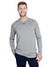 1305776 UNDER ARMOUR MEN'S LONG SLEEVE T-SHIRT TRUE GRAY HEATHER/ BLACK L - Brand New