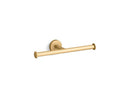 Kohler K27289-2MB Elate Wall Mounted Euro Toilet Paper Holder Brushed Brass - Brand New