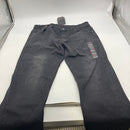 BLU ROCK MEN'S CASUAL FLEX STRETCH SLIM STRAIGHT JEANS - MEN 34X31 - JET BLACK - Brand New