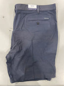 IZOD GOLF SHORTS MEN'S STRAIGHT FIT, SIZE 42 - NAVY/GRAY - Brand New