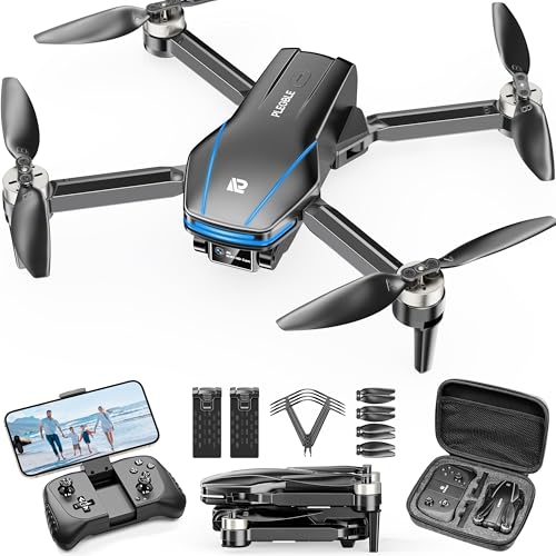 Drone with Camera 4K for Kids Adults, Brushless Motor Mini Foldable RC - Like New