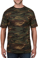 ANVIL 939 4.9OZ RINGSPUN CAMO TEE New