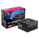 MSI MPG A1000GS PCIE5, FULLY MODULAR GAMING 1000W POWER SUPPLY, 80 Plus Gold - Like New