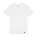 HURLEY MEN'S CLASSIC FIT CREW NECK TEE SHIRT SIZE MEN L WHITE HCOREM23648BFFN1 - Brand New