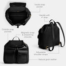 COACH WOMEN'S CROSBY BACKPACK, B4/BLACK, ONE SIZE - Like New