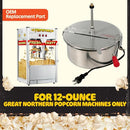Great Northern Popcorn Replacement Kettle for Popcorn Machine 12 Ounce - Steel - Brand New