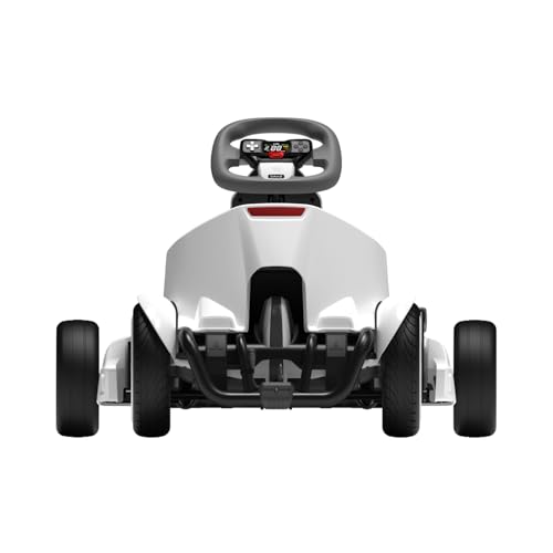 NINEBOT SEGWAY GOKART KIT2 IMMERSIVE ELECTRIC GO-KART RACING WHITE - Like New