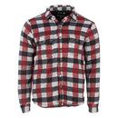 CWG025Y3440 CANADA WEATHER MEN’S SHERPA LINED BUFFALO PLAID JACKET, LARGE - RED - Like New
