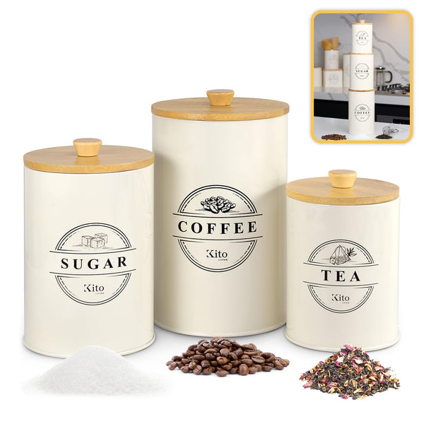 Canisters Sets for Kitchen Counter Storage and Organization - Scratch & Dent