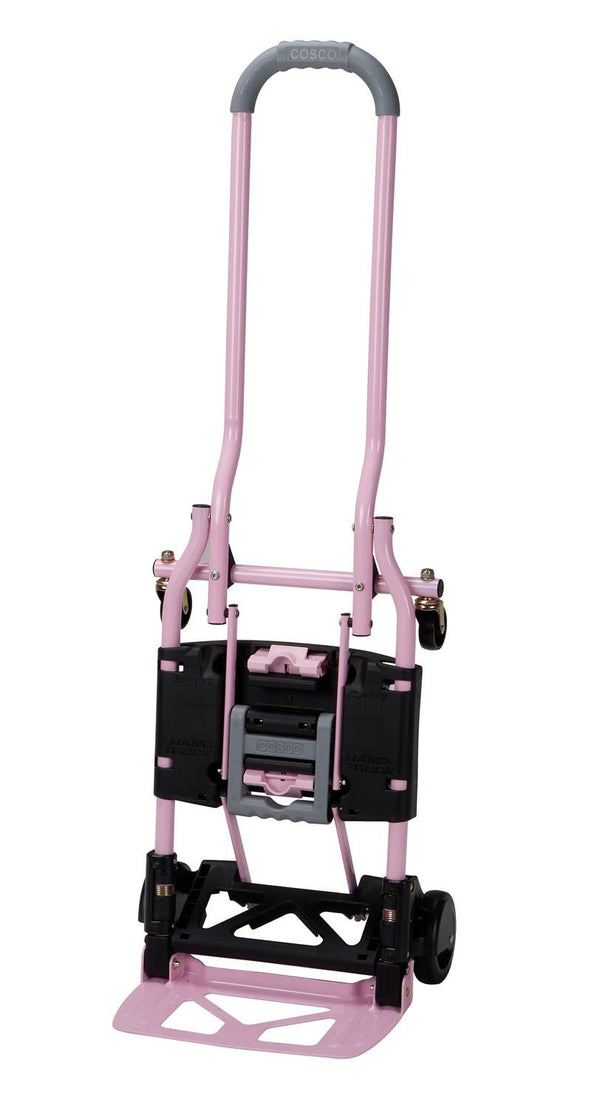 COSCO Shifter Multi-Position Folding Hand Truck and Cart, 300 lb. Weight -PINK - Like New