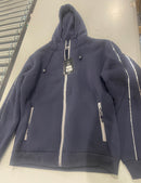 BLU ROCK WOMEN'S RELAXED FIT FAUX SHEARLING FLEECE LINED CLASSIC - SIZE M - NAVY - Brand New