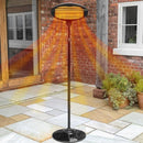 HARRIER 2-in-1 Electric Patio Heater (Single Heater without Cover) - Black - Like New