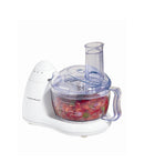 HAMILTON BEACH COMPACT 8-CUP FOOD PROCESSOR, VEGETABLE CHOPPER, 70450 - WHITE - Like New