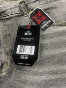 BLU ROCK DENIM FLEX  ALWAYS STRETCH COMFORT STITCH SLIM FIT SIZE 34X31 - GRAY - Brand New