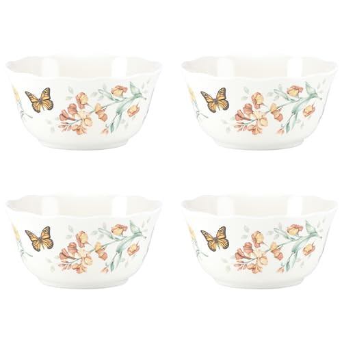 LENOX BUTTERFLY MEADOW MELAMINE ALL-PURPOSE BOWL, LIGHTWEIGHT, 4-PIECE 856406 - Brand New