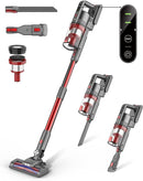Fykee Cordless Vacuum Cleaner 80,000 PRM Vacuum Cleaner Large Capacity P11 - Red Like New