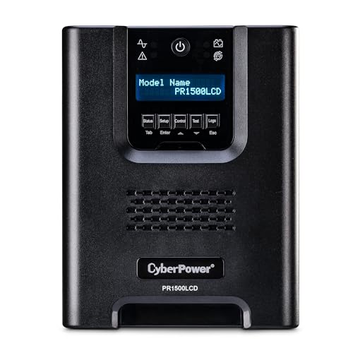 CYBERPOWER PR1500LCD SMART APP SINEWAVE UPS 1500VA/1500W 8 - Scratch & Dent