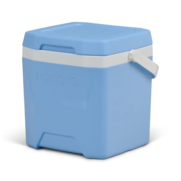 IGLOO 18 CANS/12QT HARD-SIDED COOLERS - PERIWINKLE BLUE - Like New