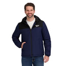 OMRB1631 Reebok Mens Midweight Puffer Jacket, Vector Navy, XL - Brand New