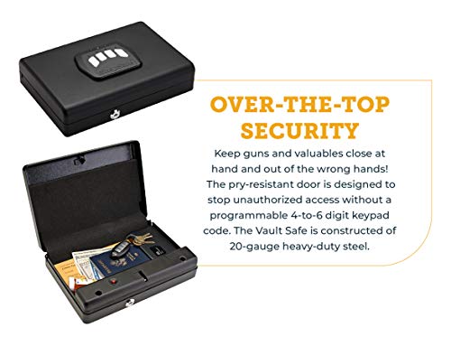 SNAPSAFE 75432 KEYPAD SAFE - BLACK - Like New