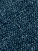 BOURINA CHENILLE THROW BLANKET SOFT - 50" X 60" - BLUE - Like New