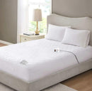 HOME REFLECTIONS HEATED MATTRESS PAD 10 HOURS AUTO WASHABLE (FULL) - WHITE - Brand New